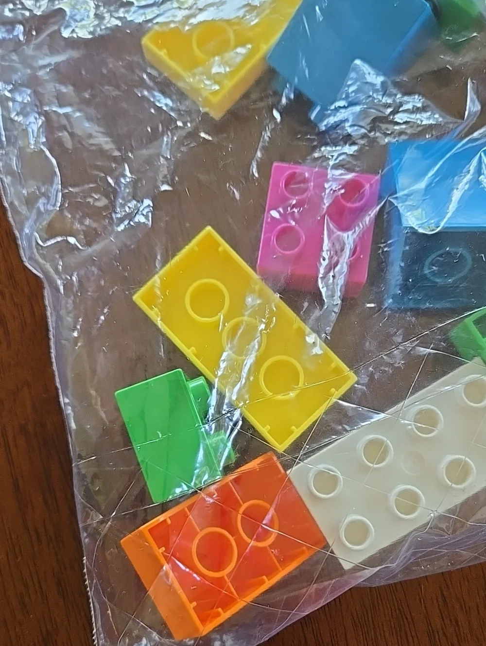 Building Blocks Kids Set Blue Green, Yellow, Pink, Orange Lego Duplo Mix